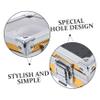 SOESFOUFU Metallic Nail Drill Bits Display Box Jewelry Trinket Box Manicure Supply Storage Case view 3