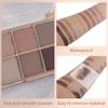 10 Colors Nude Gray Taupe Matte Eyeshadow Palette,Neutral Nude Eye Shadow Palette,Long Lasting Waterproof Travel Size Makeup Pallete,Vegan,Cruelty -free view 4