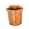 YHdtUO Foot Bath Bucket Wooden Foot Bath Bucket Household Foot Bath Barrel Tub Beauty Salon Foot Bath Basin for Soaking Soaking Feet (Wooden with Massage Roller) view 1