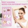 Wet & Dry Electric Razors for Women, Smooth & Silky Electric Shaver for Women, Cordless Foil Shaver for Pubic Hair and Bikini Trimmer, Painless Ladies Trimmer for Face Body view 2