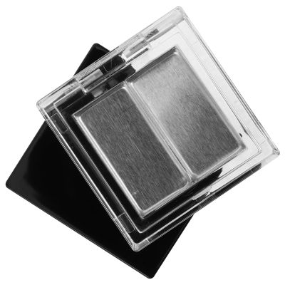 Baluue Empty Makeup Palette 2pcs Mini Palette for Diy Lipstick Eyeshadow Blush Travel Storage