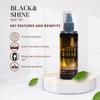 Black and Shine Hair Oil 200ml (Pack of 1) Natural, Non-Sticky & Non-Greasy,Long hair Formula for Men & Women | Daily Use for Hair Shine & Vitality view 3