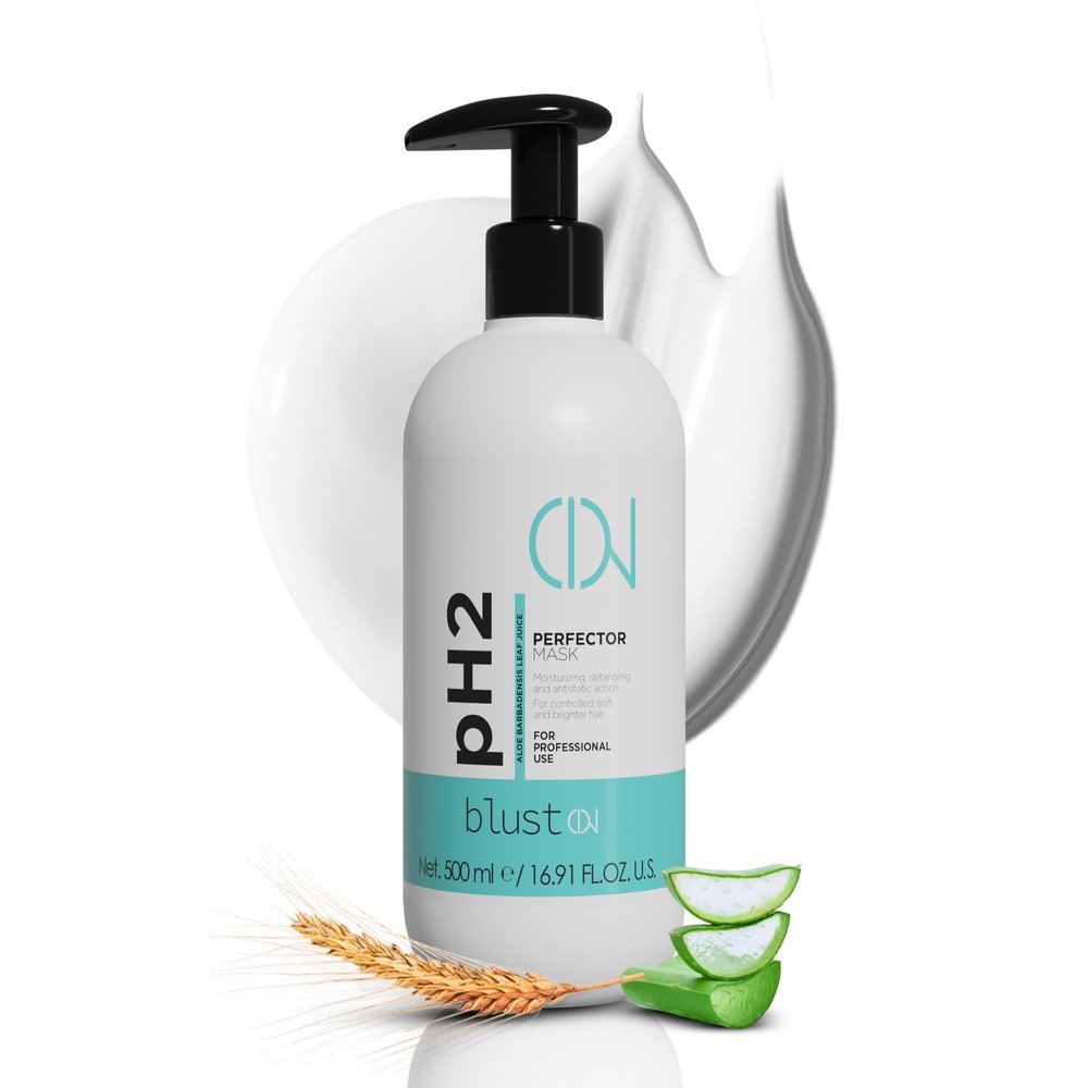 blust on PH2 Perfect Mask  Acidic pH2 Professional Hair Mask for Bleached, Damaged & Color-Treated Hair  Essential Post-Bleach Cuticle-Sealing Treatment for Shine & Smoothness  500 ml / 16.7 oz