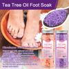 XIWEIOO Himalayan Pink FOOT SOAK SALT Kit Tea Tree Oil - Moisturize, Foot Odor cream spa bath massager Epsom Salt foot pedicure at home spa Callus Remover Gel Kit Foot file tools view 3