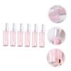 6Pcs 10ml Glass Roll-on Bottles with Aluminum Cap Pink view 2