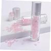 6Pcs 10ml Glass Roll-on Bottles with Aluminum Cap Pink view 3