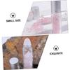 6Pcs 10ml Glass Roll-on Bottles with Aluminum Cap Pink view 4