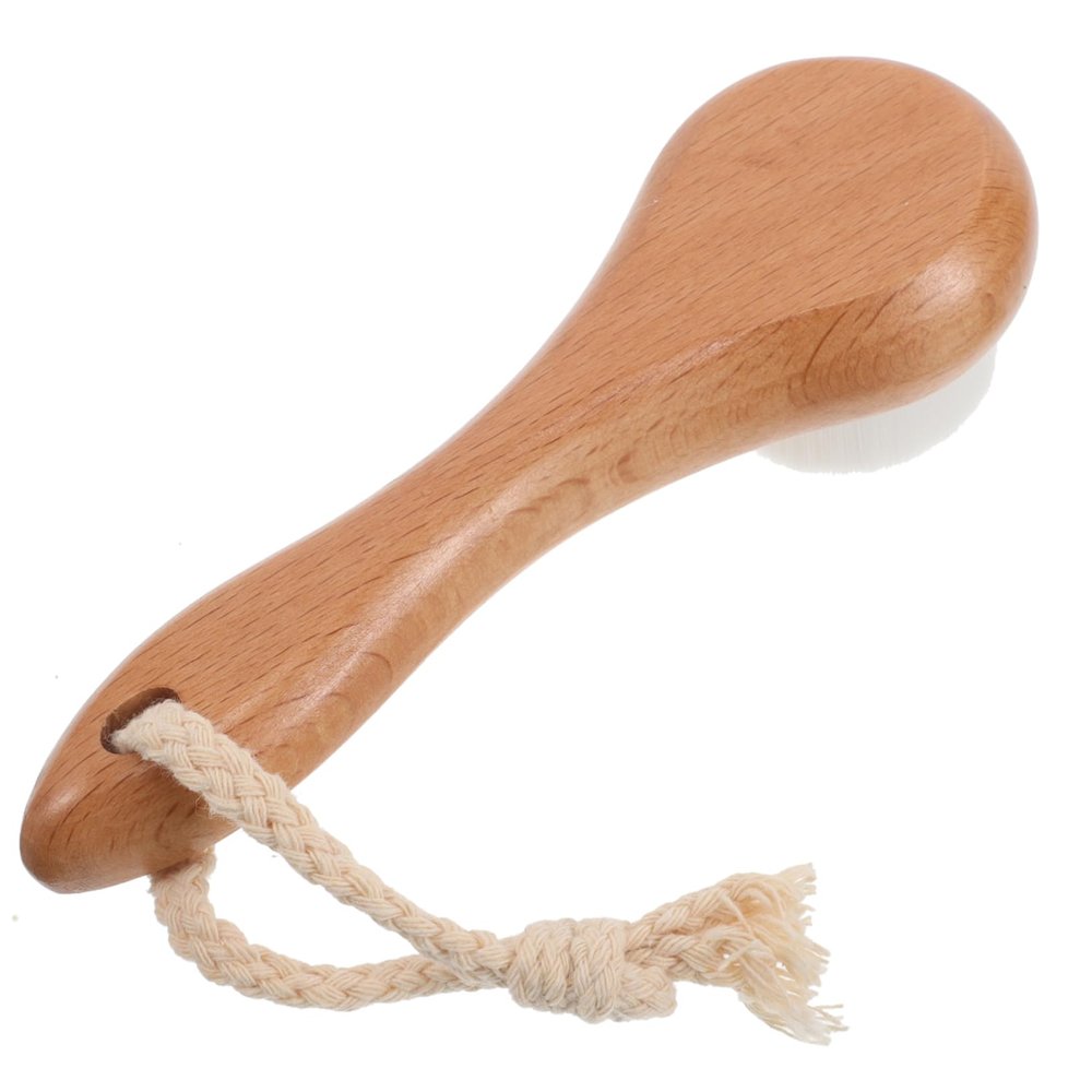 BIUDECO Face Exfoliator Brush Skin Cleansing Brush Lanyard Gentle Facial Scrubber for Women Deep Clean Makeup Removal