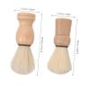 minkissy 2pcs Shaving Brush Handle Soft Bristle Shave Brush for Gentle Facial Massage Travel Shaving Tool for Men for Father Day view 2