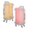 Healeved 2pcs Travel Makeup Case Empty Eyelash Storage Boxes Mini Suitcase Party Favor Box for False Lashes view 1