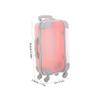 Healeved 2pcs Travel Makeup Case Empty Eyelash Storage Boxes Mini Suitcase Party Favor Box for False Lashes view 2