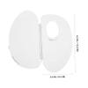 Healeved 2-piece Makeup Organizer Kit Acrylic Palette Cream Spatula for Liquid Foundation Portable Makeup Mixing Board view 2