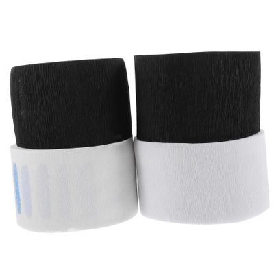 Healeved 4rolls Disposable Neck Papers and Black Hairstyling Collar Strips for Salons Barbershops and Hair Cutting Convenient and Easy to Use Fits People