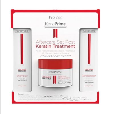 Beox Keraprime Aftercare Set Post Keratin Treatment: Daily Shine & Repair Kit