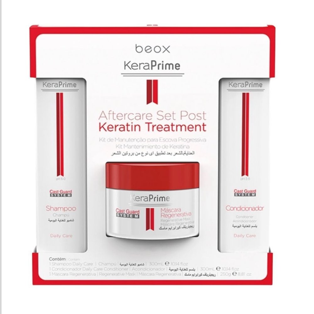 Beox Keraprime Aftercare Set Post Keratin Treatment: Daily Shine & Repair Kit