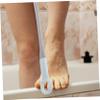 PLAFOPE Toe Cleaning Brush with Long Handle Soft Foot Scrubber for Exfoliating Dead Skin Calluses for Seniors and Daily Foot Care Lightweight and Easy to Use view 4