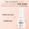 KIARA SKY Tinted Rubber Top Coat 0.5 oz | 2-in-1 Rubber Base & Top Coat - No Wipe Finish | Sweet Lullaby view 2