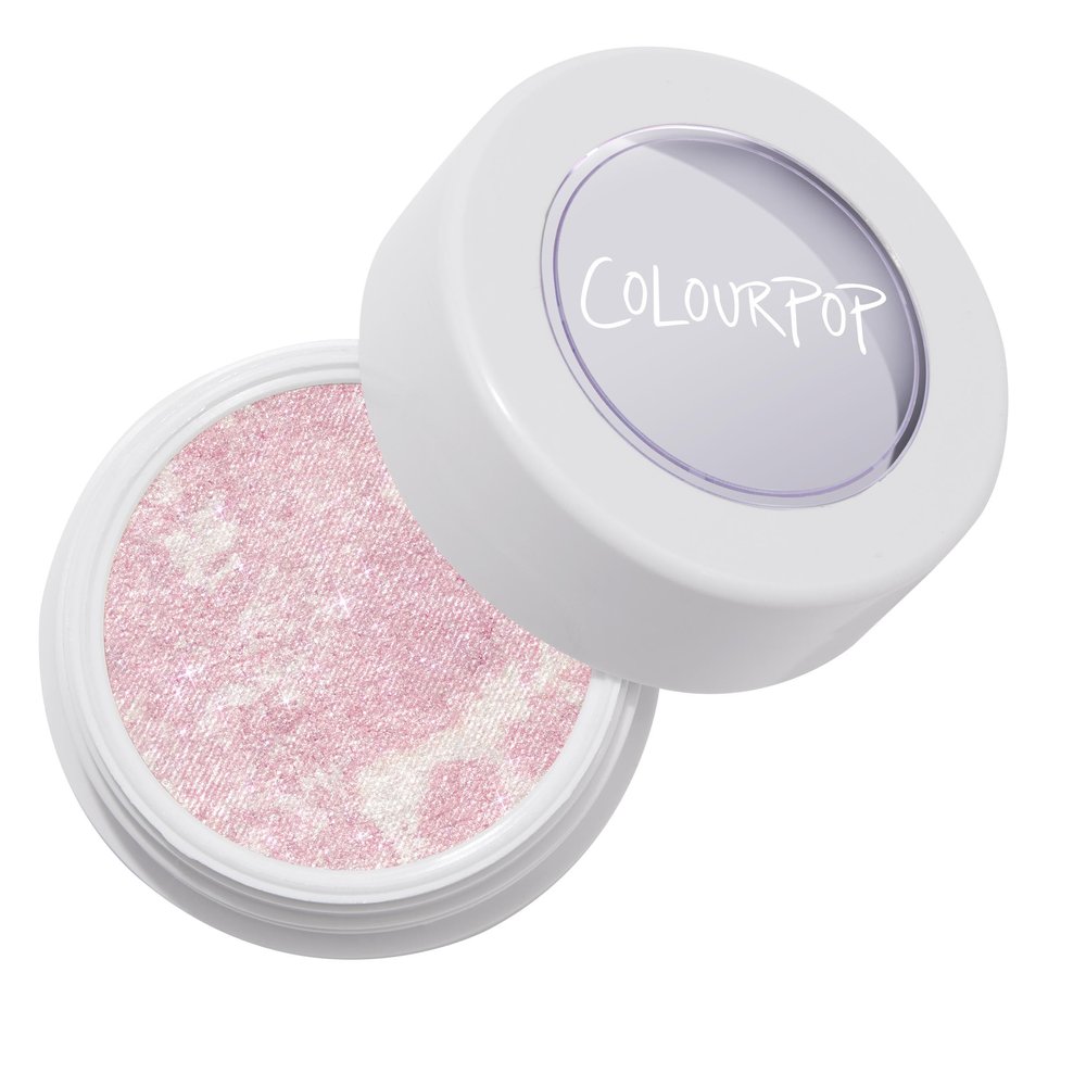ColourPop Super Shock Highlighter Makeup - High-Pigment, Crme-Powder Face Makeup - Buildable & Blendable Formula with a Unique Bouncy Texture - Candy Floss (0.15 oz)