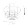 Garneck Rose Gold Makeup Organizer 360 Degree Rotatable Cosmetics Rack Storage Box view 2
