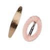 Scunci Barrette Hair Clips, 2-Pack  Classic Metal Snap Clips for Thick & Thin Hair, Secure Hold, Stylish & Durable Hair Accessories for Women & Girls, Easy to Use for Everyday Hairstyles & Updos view 3