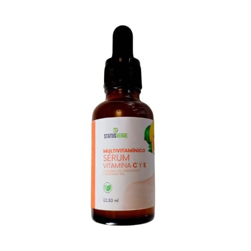 MULTIVITAMIN facial serum with Vitamin C and vitamin E, antioxidant, lightens, softens, whitens, anti-aging, brightens the skin, lightens and reduces spots and texture on the skin