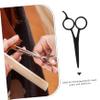 FOMIYES 2pcs Lightweight Ergonomic Grooming Scissors Men Professional Beard Shears Eyebrow Trimmers Compact Stainless Steel Design for Travel and Everyday Use view 3