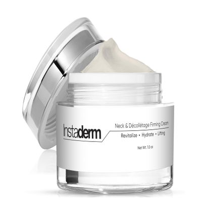 Instaderm Neck and Dcollet Firming Cream  Tightening & Lifting Treatment for Crepey, Wrinkles, sagging Skin & Vertical Lines. Anti-Aging Peptide Formula to Boost Hydration & Collagen in the Skin.