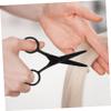 Ipetboom 2pcs Stainless Steel Grooming Scissors Men Small Precision Beard Trimmer and Eyebrow Shaping Scissors and Lightweight Grooming Tools for Sensitive Areas view 4