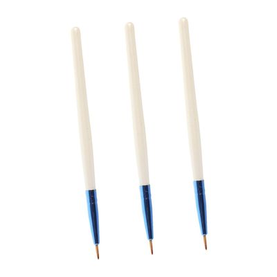 FRCOLOR 3pcs Eyeliner Brush for Detailed Eye Makeup Multifunctional Applicator Tool for Eyeliner Concealer and Eyeshadow for Creating Aegyosal Effect and Looks