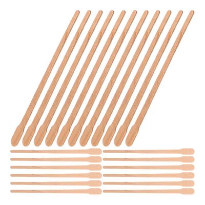 HAPINARY 300pcs Wax Applicator Sticks for Hair Removal Lightweight Portable Nose Wax Applicator Sticks - Bag for Home Travel Grooming