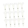 Didiseaon 15pcs Plastic Piercing Pliers Disposable Body Piercing Clamps Professional Grabber Tool Tools for Tongue Belly Eyebrows Lip Nose view 1