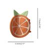 Novelty Orange Claw Clips,Orange Hair Clips,Vegetable Shape Hair Claw Clips,Food Hair Jaw Clips,Acetate Hair Clips for Girls,Big Claw Barrettes for Women (Orange) view 2