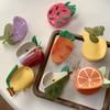 Novelty Orange Claw Clips,Orange Hair Clips,Vegetable Shape Hair Claw Clips,Food Hair Jaw Clips,Acetate Hair Clips for Girls,Big Claw Barrettes for Women (Orange) view 4