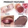 CAKAILA Single Cream Eye Shadow,Nude Brown Matte Natural Monochrome Eyeshadow Palette,Waterproof,Long Lasting Naturing-Looking,Vegan & Cruelty-Free,R04 view 3
