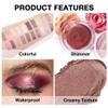 CAKAILA Single Cream Eye Shadow,Cocoa Shimmer Glitter Natural Nude Monochrome Eyeshadow Palette,Waterproof,Long Lasting Naturing-Looking,Vegan & Cruelty-Free,21 view 3