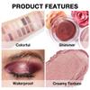 CAKAILA Single Cream Eye Shadow,Rose Glitter Shimmer Nude Natural Monochrome Eyeshadow Palette,Waterproof,Long Lasting Naturing-Looking,Vegan & Cruelty-Free,27 view 3