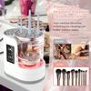 CLOUDSEA Electric Makeup Brush Cleaner and Dryer, USB-Powered, 5-Minute Clean, Dual Chamber with 2H/5H Dry Settings view 4