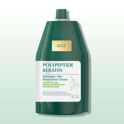Aocesk Polypeptide Keratin Hydrating Smoothing Hair Damage Repair Cream, Deep Conditioning Hair Mask, Hair Treatment for Lasting Shine and Smoothness for Dry Damaged Hair (1PCS)