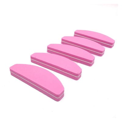20Pcs/Lot Sponge Nail File 100/180 Sandpaper Colorful Nagel Buffer Tools(Pink)