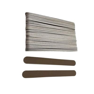 100PCS Nail Files Sandpaper Buffers Straight 18x2cm Disposable File Cuticle Nail Tool