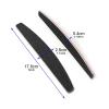 50pcs Half Moon Nail Files Double Sides Sandpaper Nail Files Buffer Manicure Professional Half Moon Washable Sanding Lime Tools(50pcs Half Moon) view 2