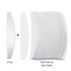 100 Pcs/Lot Replacement Nail Files 80/100/180/240 Grit Half Moon Grey Sandpaper Pads with Metal Handle Removable Durable Files(100 Grit) view 2