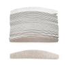 100/50Pcs 100 180 240 Grey Professional Nail Files Manicure Nail Art Files Bulk Removalble Nail Art Files(100 Grit 50Pcs) view 1