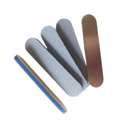 1 pc Metal Base and 40 pcs Replacement Pads Nail Sponge File Sanding File Disposable Nail File(180 grit)