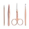 DUYHBAWRS 7pcs Nail Clippers Set Portable Travel Stainless Steel Black Pedicure Scissor Tweezer Manicure Set Kit Nail Tools(White-Dinosaur Doodle4) view 4