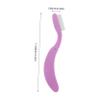 Ipetboom Eyebrow Separator Comb and Eyelash Tool Folding Design for Eyebrow and Eyelash Grooming Portable Dual-Purpose Curved Shape for Comfortable Use for Travel view 2