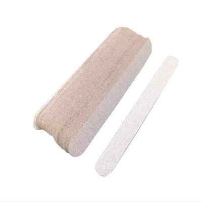 100pcs/lot Professional Nail File Replacement 100/180/240 Gray Sandpaper Metal Handle Double-Sided Buffer Nail File(100 Grit No Metal)