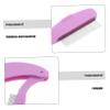 NOLITOY Metal Eyelash Comb and Eyebrow Brush Dual-function Grooming Tool for Lashes and Brows and Compact Design for Travel Curved Shape for Comfort view 3