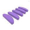 20Pcs/Lot Sponge Nail File 100/180 Sandpaper Colorful Nagel Buffer Tools(Purple) view 1