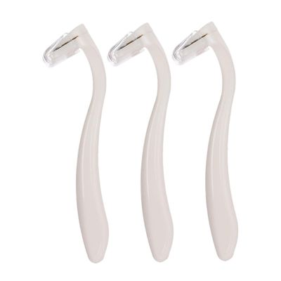SKISUNO 3pcs Women's Razor for Travel Hair Trimmer Manual Shave Knife Gentle Hair Removal Tool Portable